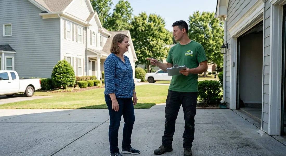 Marietta Junk Pros giving a free on-site junk removal quote